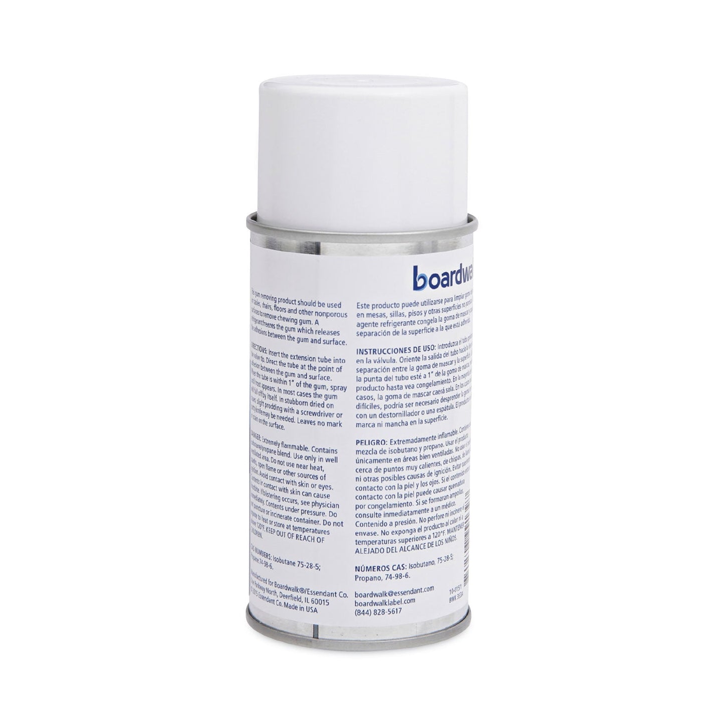 Boardwalk Chewing Gum and Candle Wax Remover, 6 oz Aerosol Spray, 12/Carton