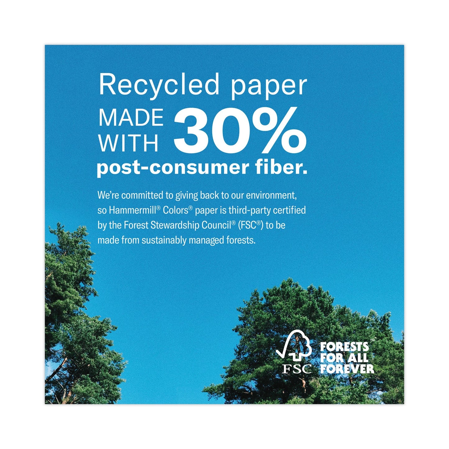 Hammermill Colors Print Paper, 20 lb Bond Weight, 8.5 x 11, Lilac, 500 Sheets/Ream, 10 Reams/Carton