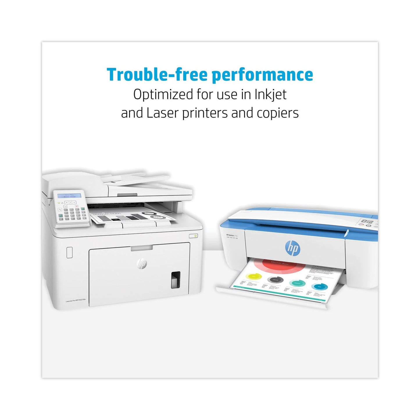 HP Papers Office20 Paper, 92 Bright, 20 lb Bond Weight, 8.5 x 14, White, 500/Ream