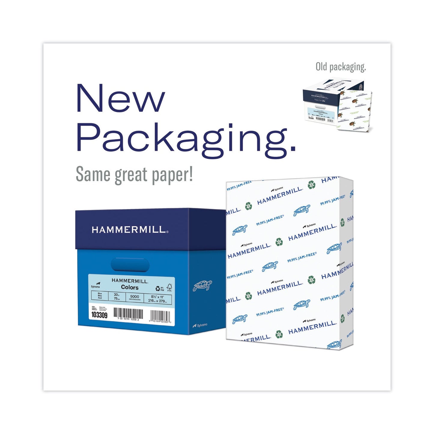 Hammermill Colors Print Paper, 20 lb Bond Weight, 8.5 x 11, Lilac, 500 Sheets/Ream, 10 Reams/Carton