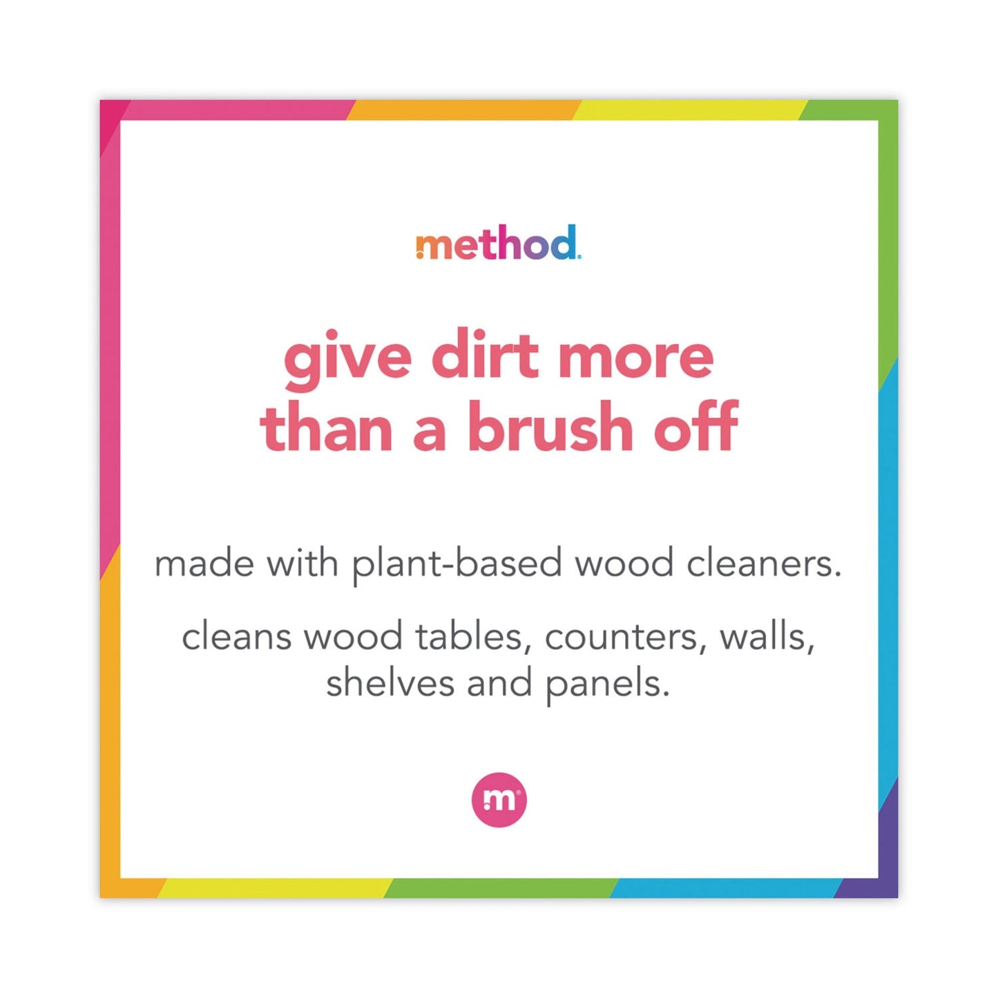 Method Daily Wood Cleaner, 28 oz Spray Bottle, 8/Carton