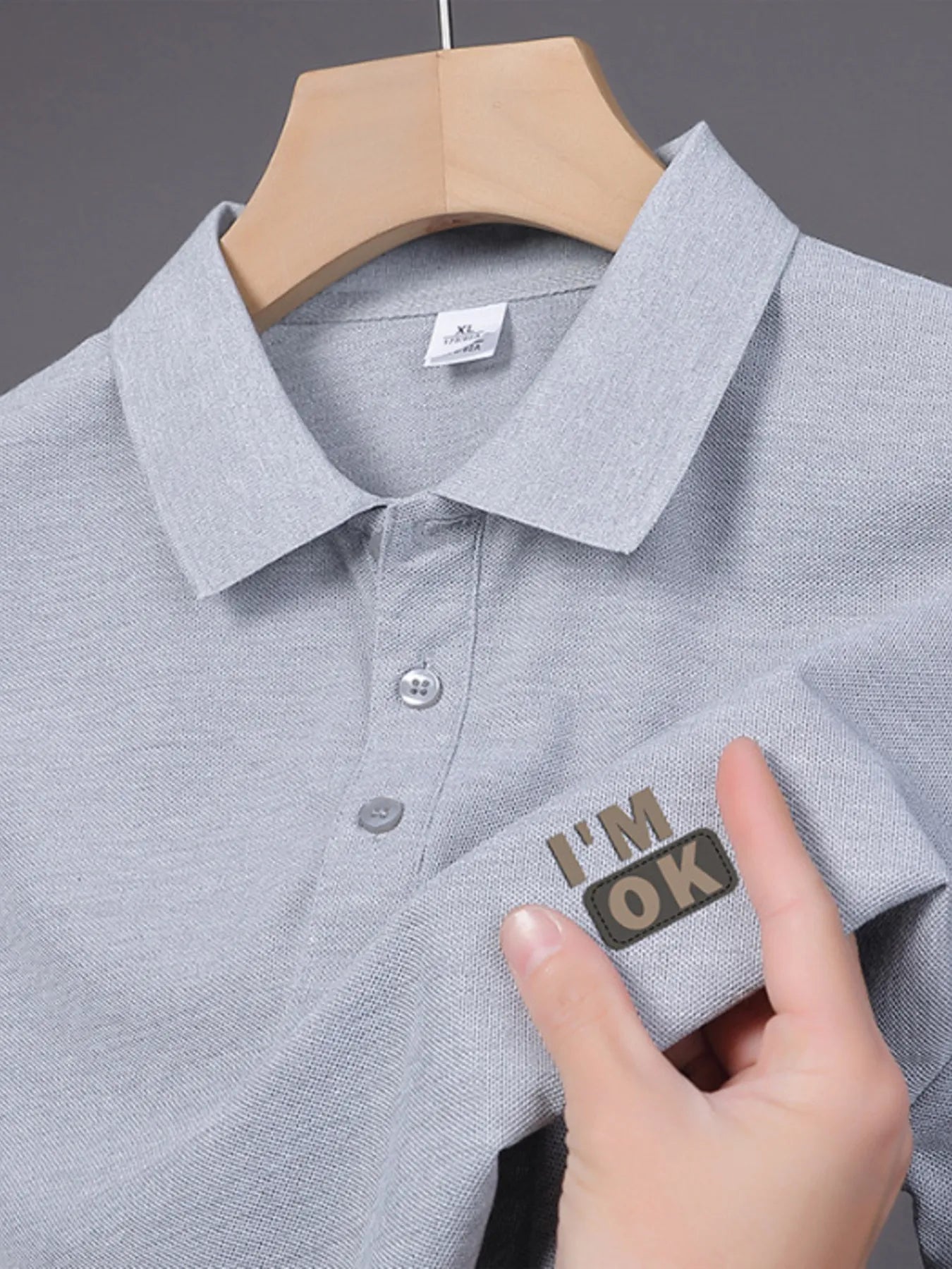 Men's Plus Size Casual Short Sleeve Polo Shirt