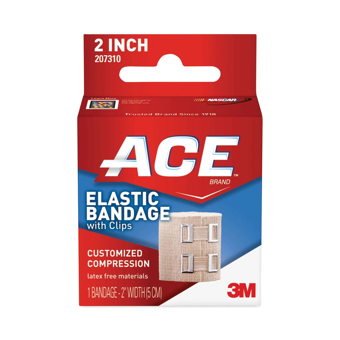 ACE Elastic Bandage with E-Z Clips, 2 x 50
