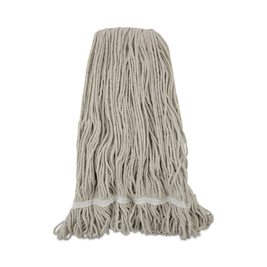 Boardwalk Pro Loop Web/Tailband Wet Mop Head, Cotton, 24oz, White