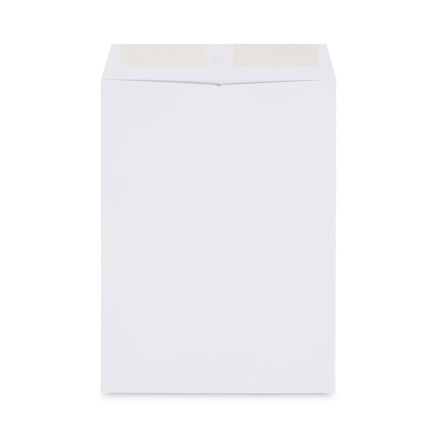 Universal Peel Seal Strip Catalog Envelope, #10 1/2, Square Flap, Self-Adhesive Closure, 9 x 12, White, 100/Box