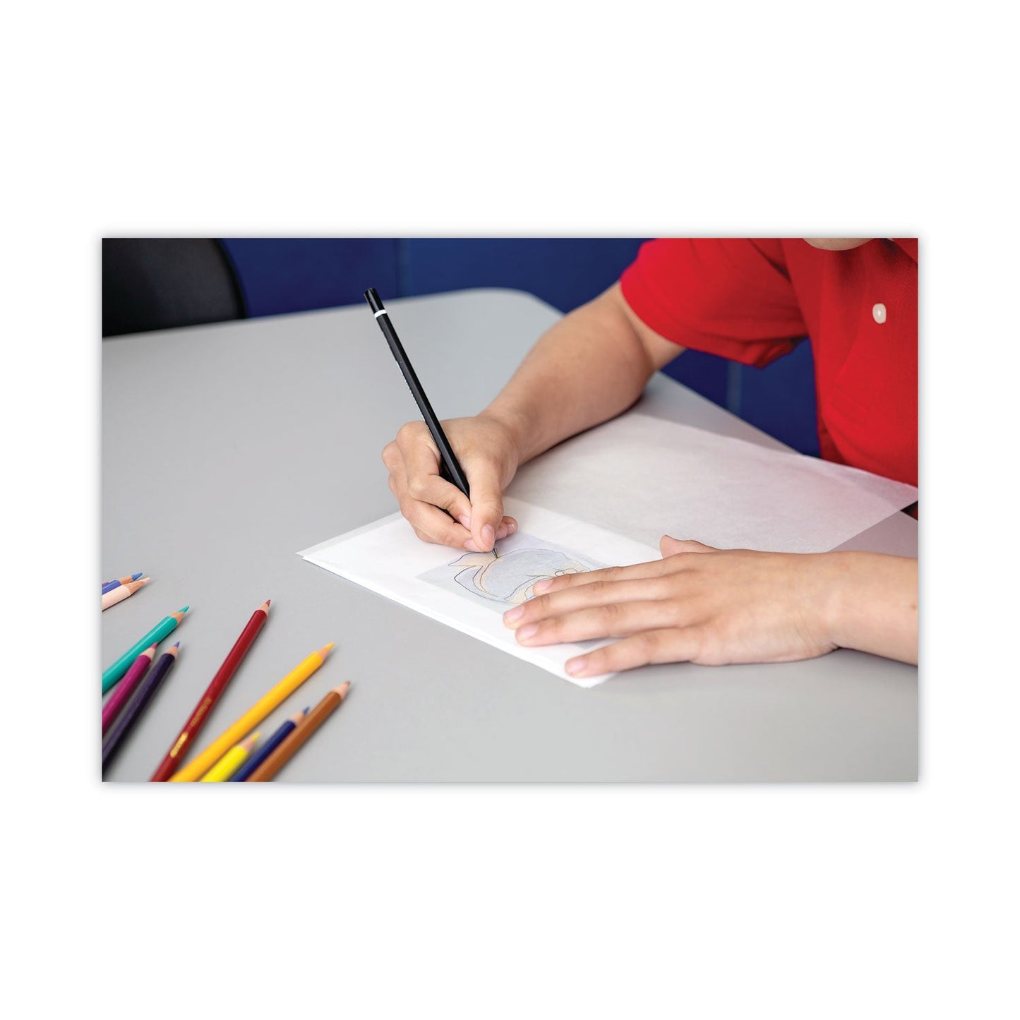Pacon Tracing Paper, 25 lb Text Weight, 9 x 12, Semi-Transparent, 500/Ream