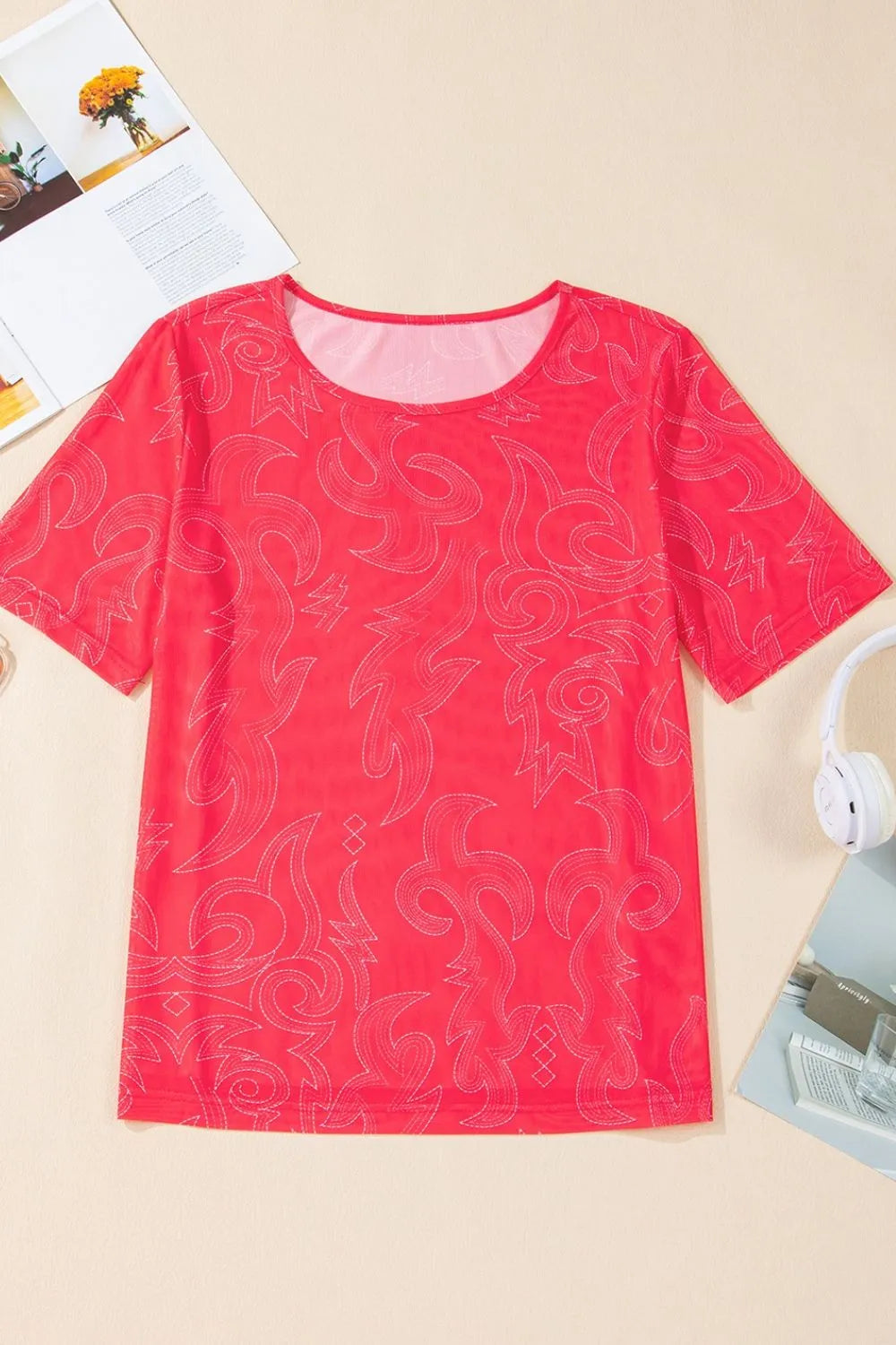 Round Neck Short Sleeve T-Shirt