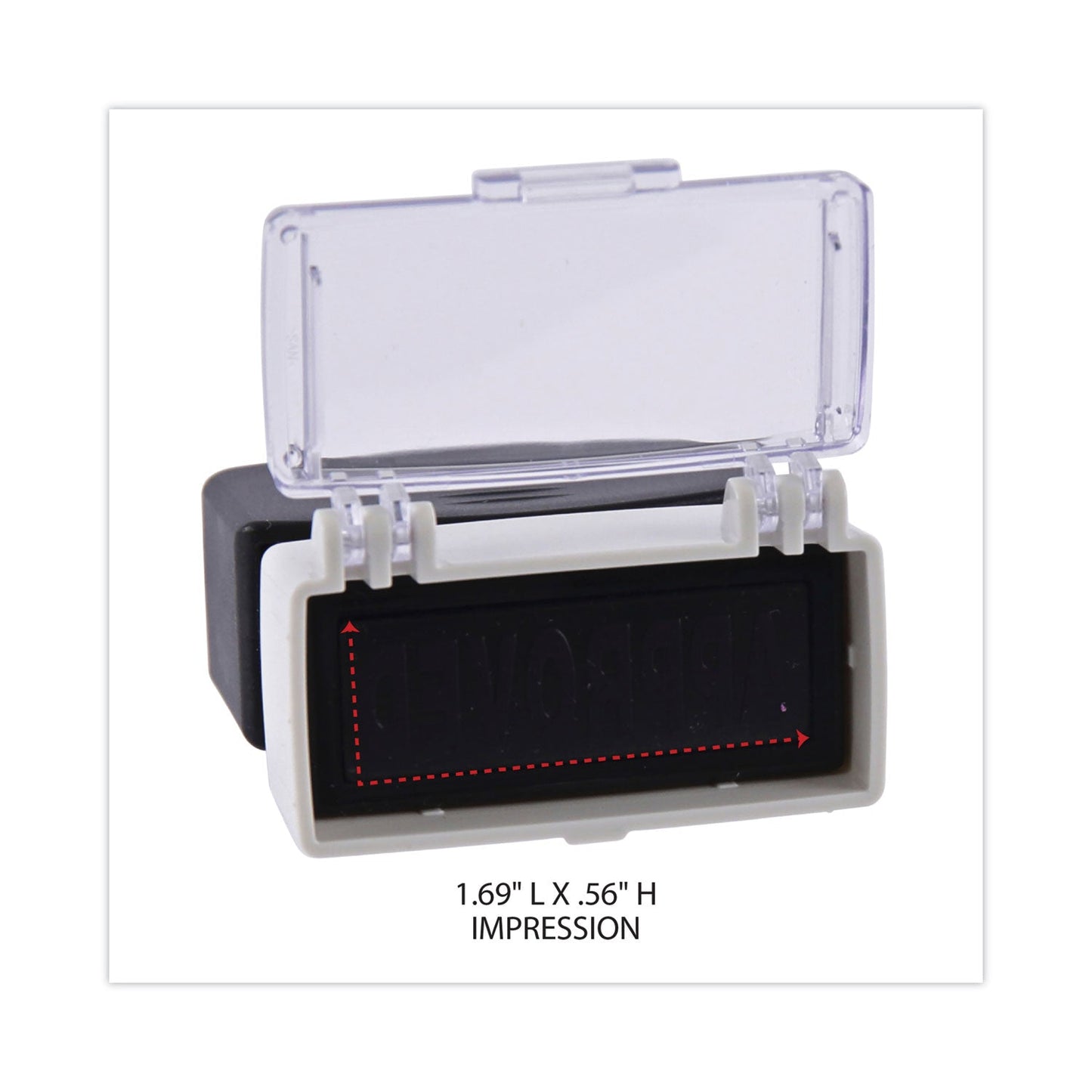 Universal Message Stamp, URGENT, Pre-Inked One-Color, Red