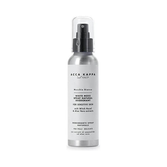 Acca Kappa White Moss Natural Deodorant Spray 4.2 Oz
