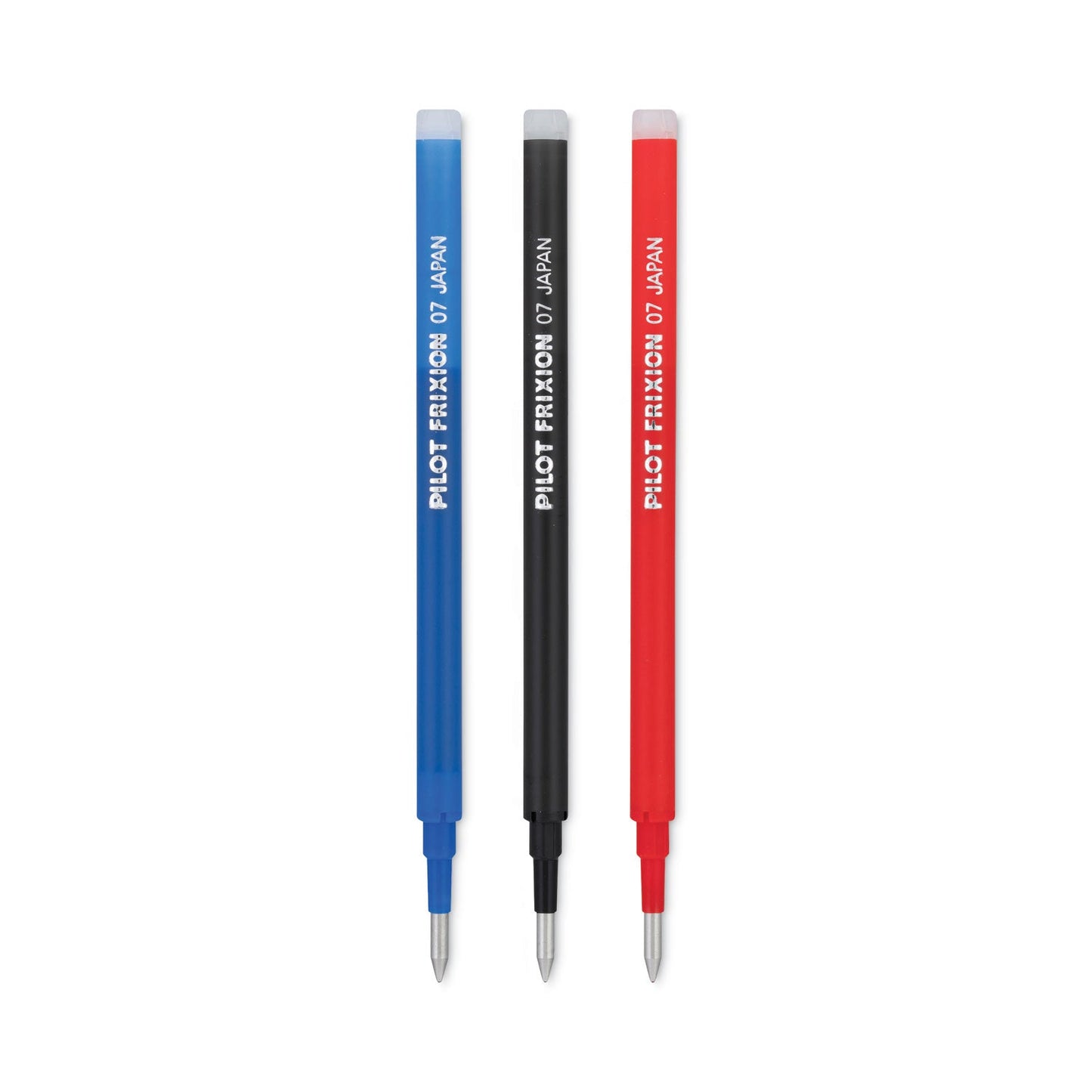 Pilot Refill for Pilot FriXion Erasable, FriXion Ball, FriXion Clicker and FriXion LX Gel Ink Pens, Fine Tip, Assorted Ink, 3/Pack