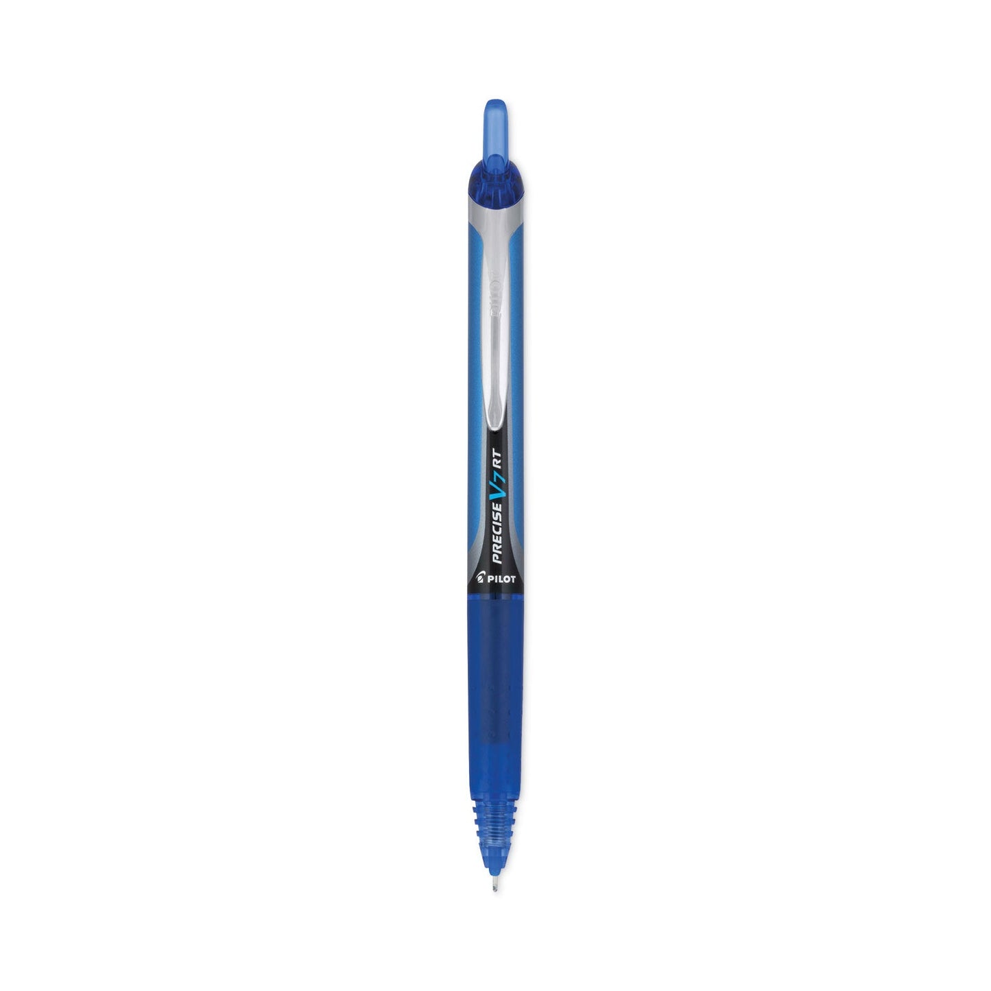 Pilot Precise V7RT Roller Ball Pen, Retractable, Fine 0.7 mm, Blue Ink, Blue Barrel