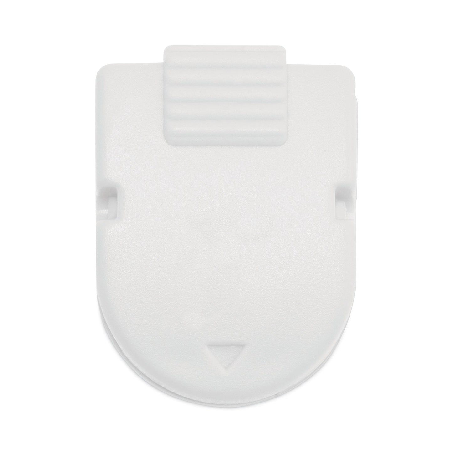 Advantus Magnetic/Adhesive Clips, 0.25" Jaw Capacity, White, 20/Box