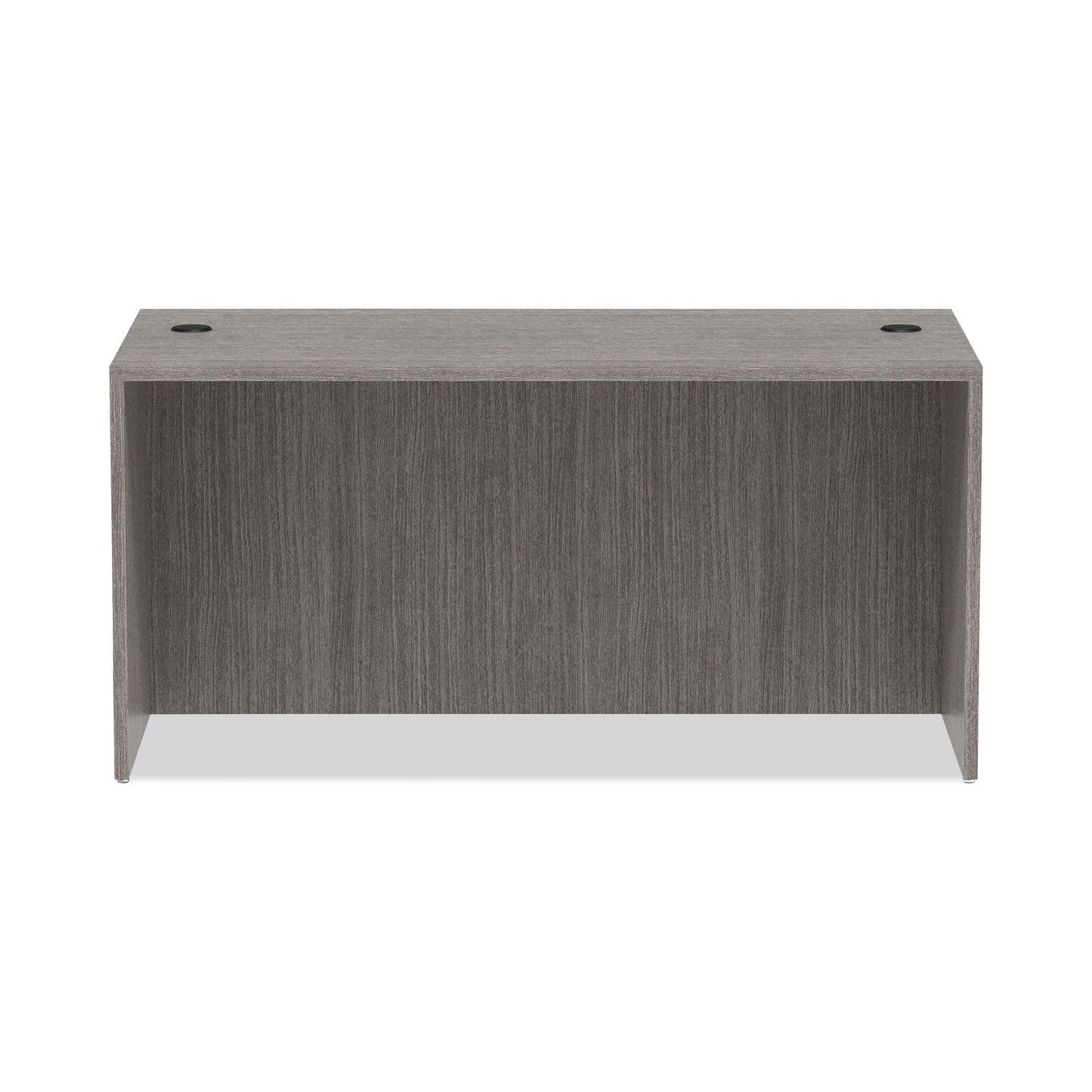 Alera Valencia Series Straight Front Desk Shell, 59.13" x 29.5" x 29.63", Gray