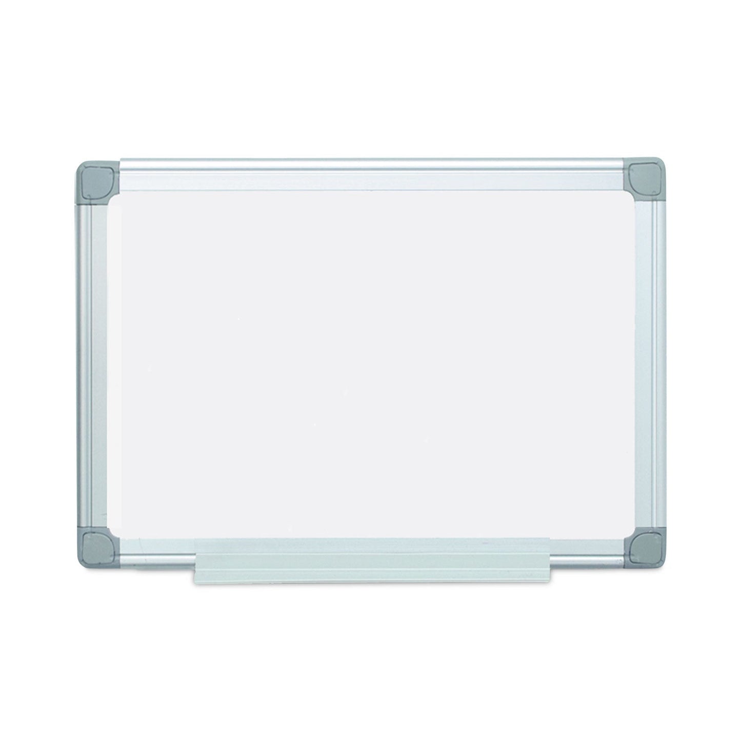 MasterVision Earth Easy-Clean Dry Erase Board, White/Silver, 18x24