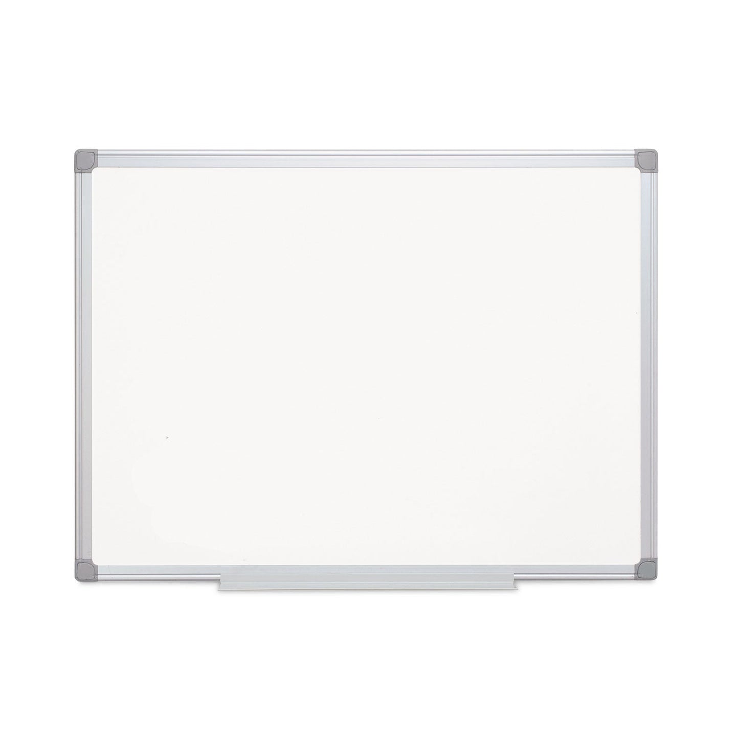 MasterVision Earth Easy-Clean Dry Erase Board, White/Silver, 24x36