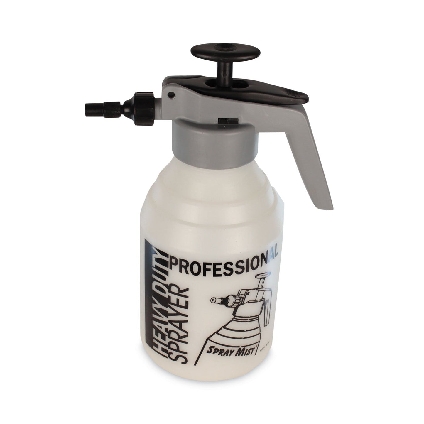 TOLCO Model 942 Pump-Up Sprayer, 2 qt, Gray/Natural