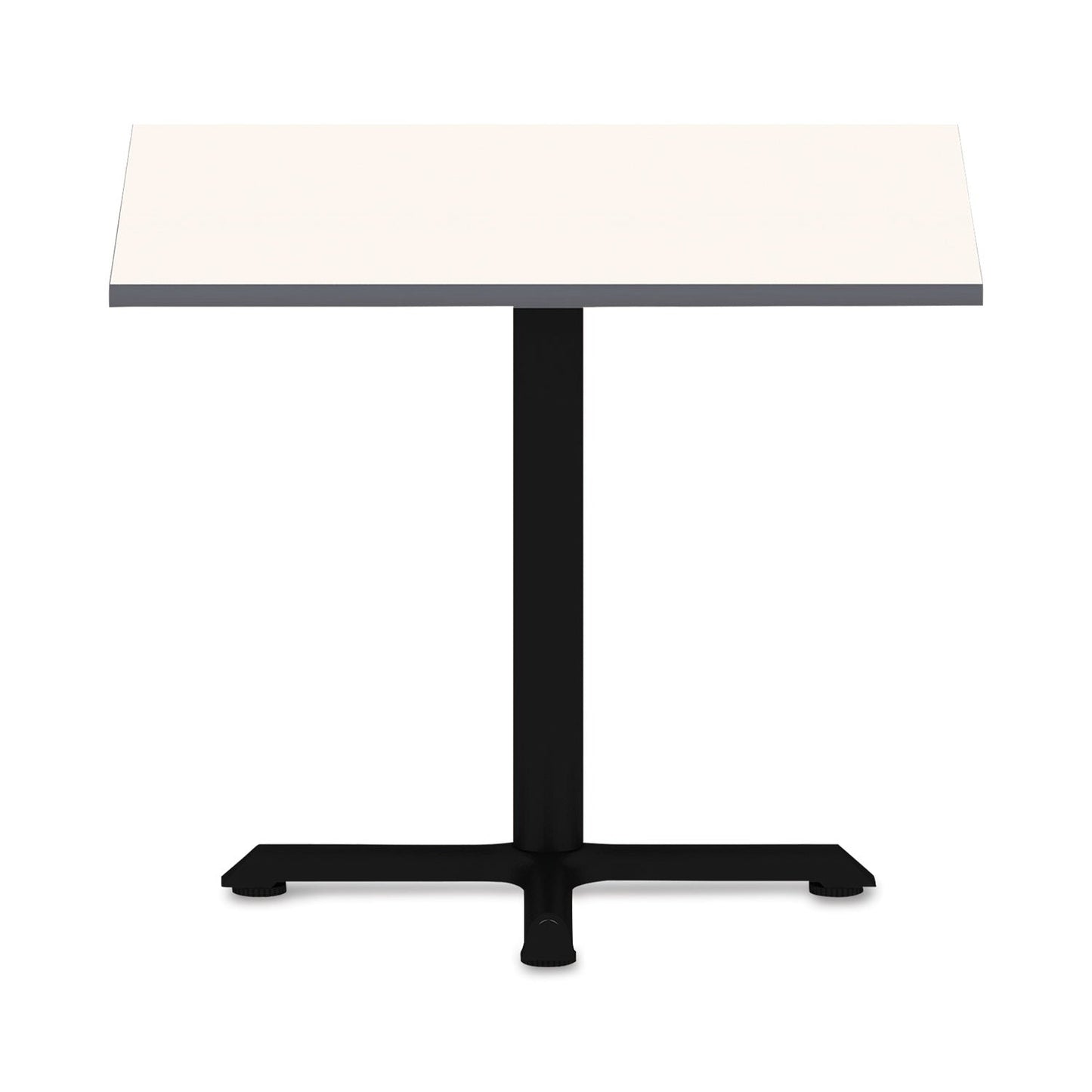 Alera Hospitality Series Single-Column Bases, 27.5" Diameter, 28.5"h, 300 lb Cap, Steel, Black