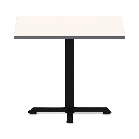 Alera Hospitality Series Single-Column Bases, 27.5" Diameter, 28.5"h, 300 lb Cap, Steel, Black