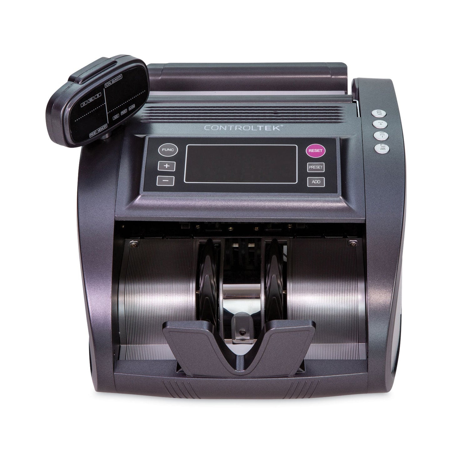 CONTROLTEK Bill Counter, 1,200 Bills/min, 11.41 x 9.45 x 8.66, Gray