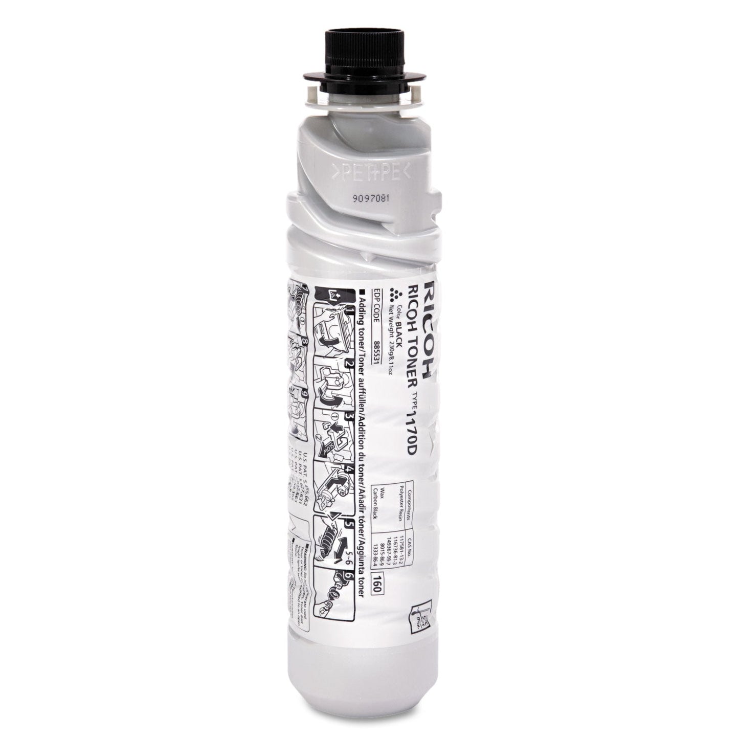Ricoh 841718 Toner, 7,000 Page-Yield, Black