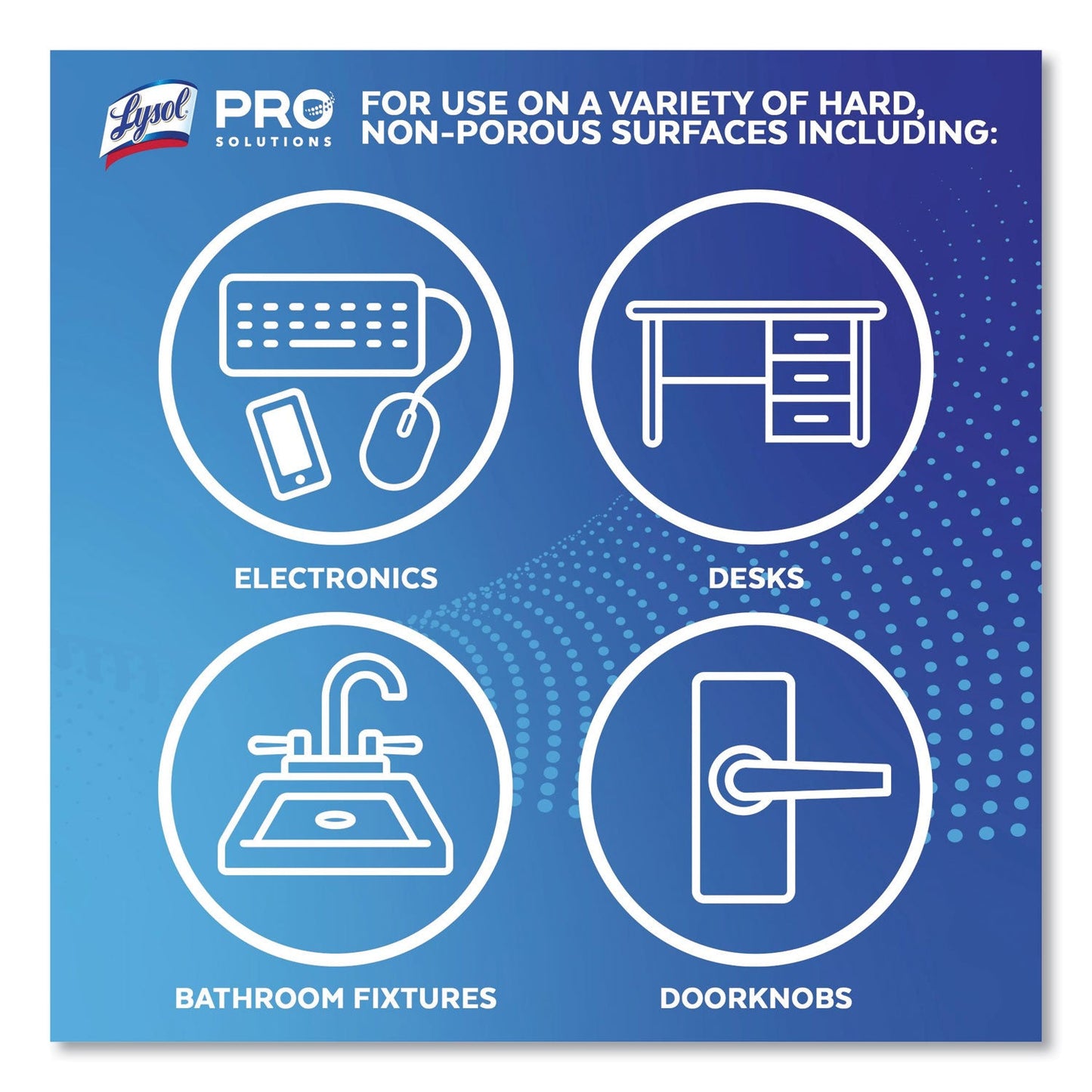 LYSOL Disinfecting Wipes, 7 x 7.25, Mango and Hibiscus, 80 Wipes/Canister, 6 Canisters/Carton