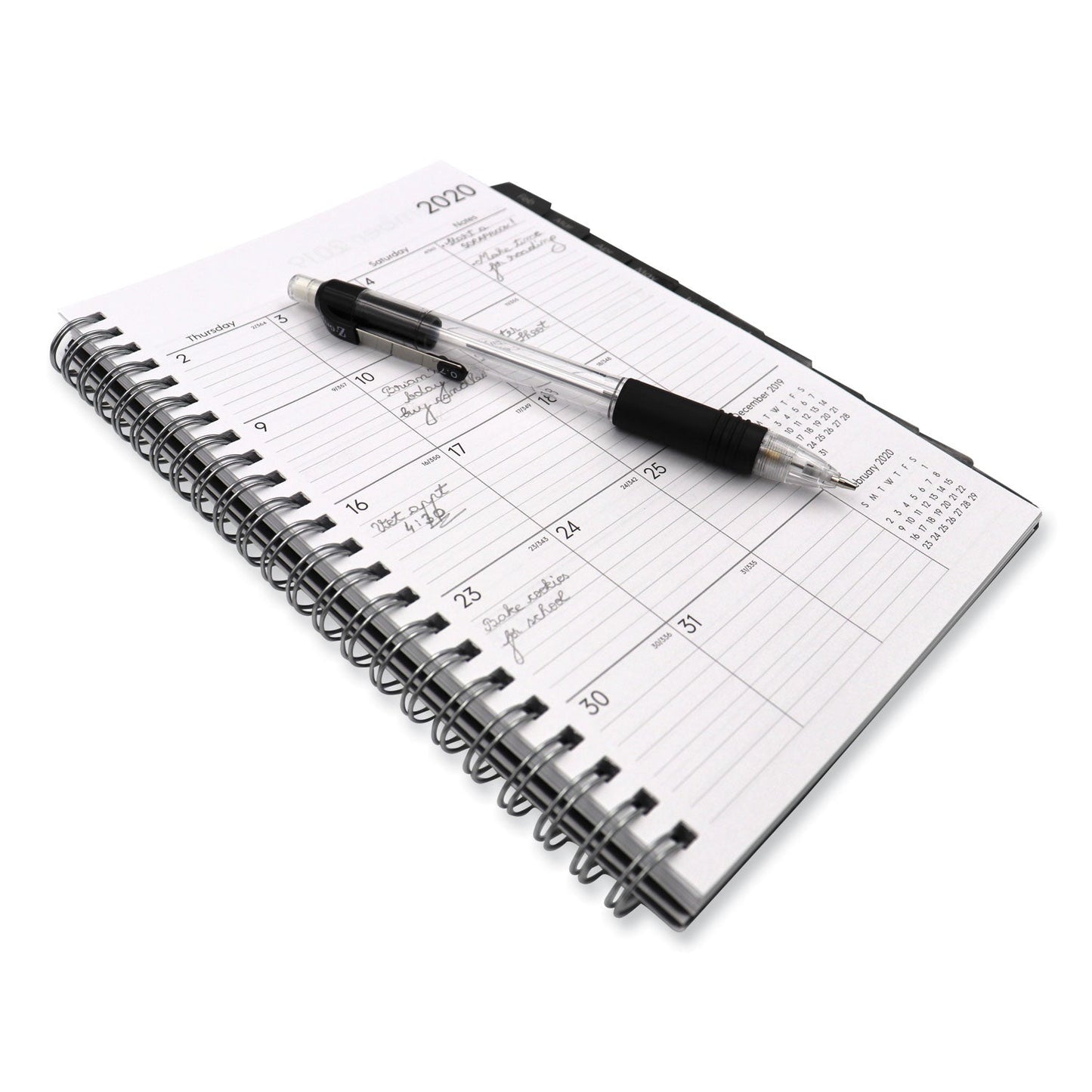 Zebra Z-Grip Mechanical Pencil, 0.7 mm, HB (#2.5), Black Lead, Clear/Black Grip Barrel, 24/Pack