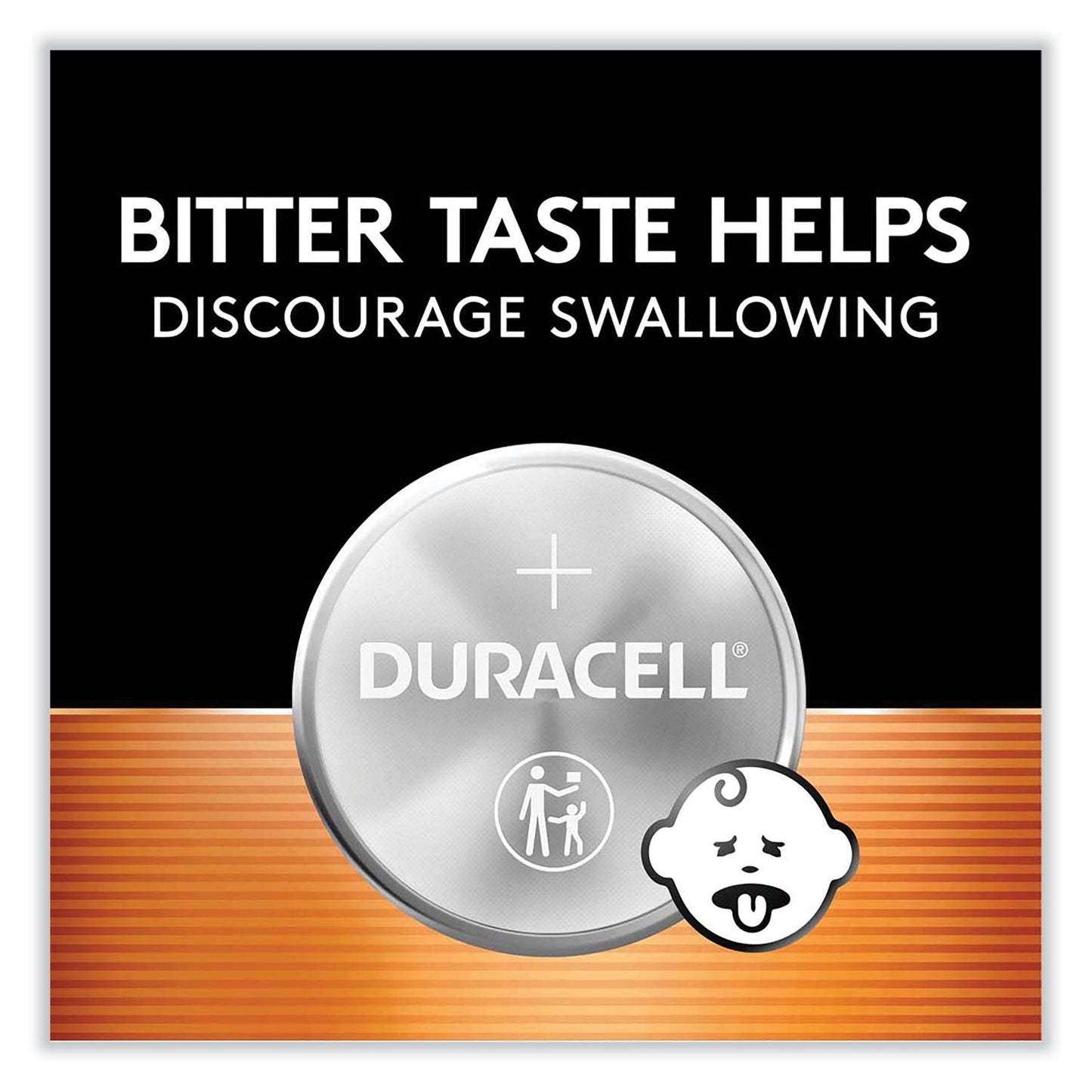 Duracell Lithium Coin Batteries With Bitterant, 2032, 4/Pack