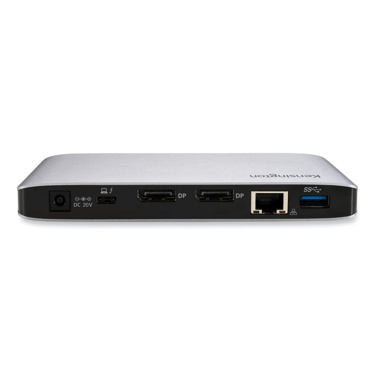 Kensington SD2480T Thunderbolt 3 Dual 4K Docking Station, Silver/Black