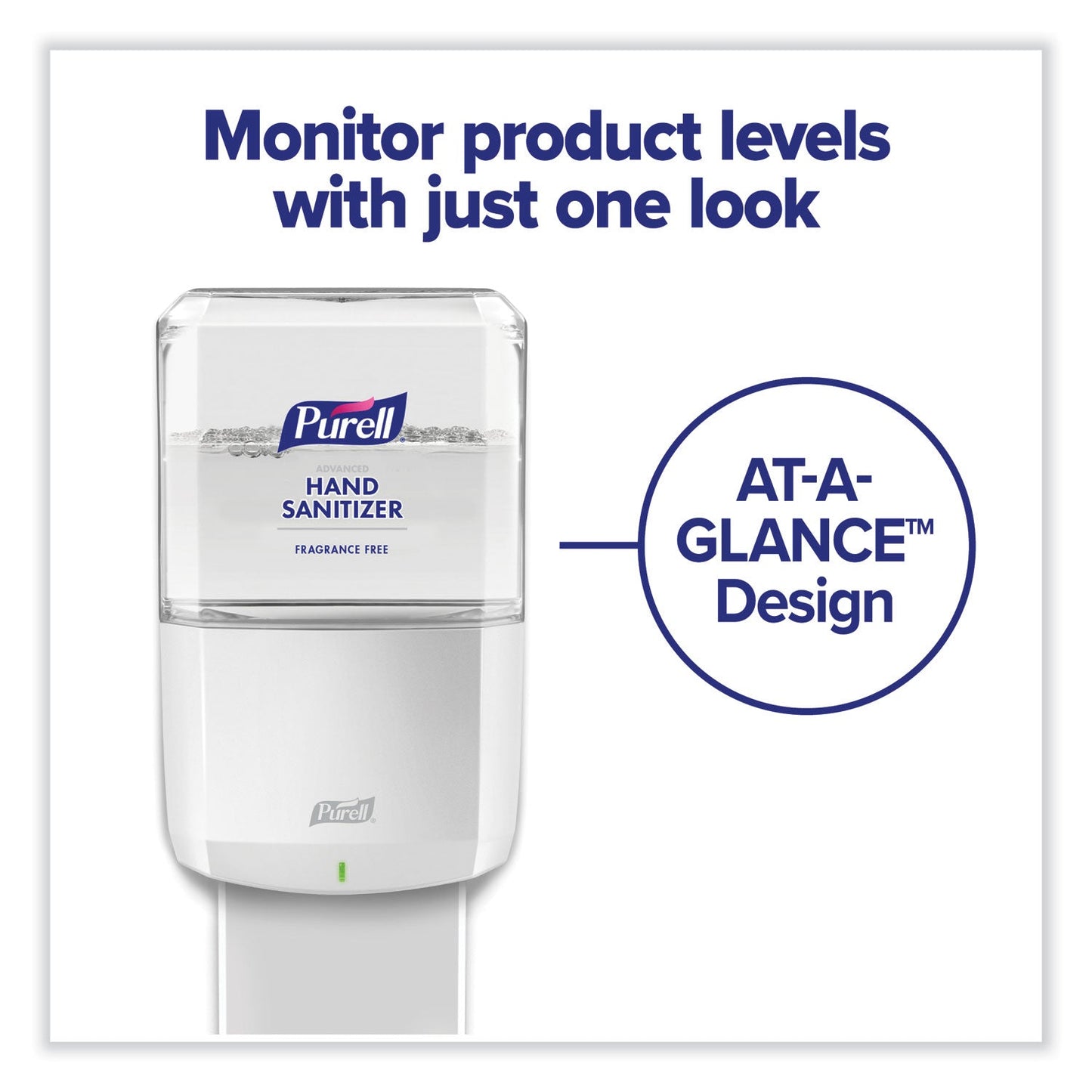 PURELL ES6 Touch Free Hand Sanitizer Dispenser, 1,200 mL, 5.25 x 8.56 x 12.13, White