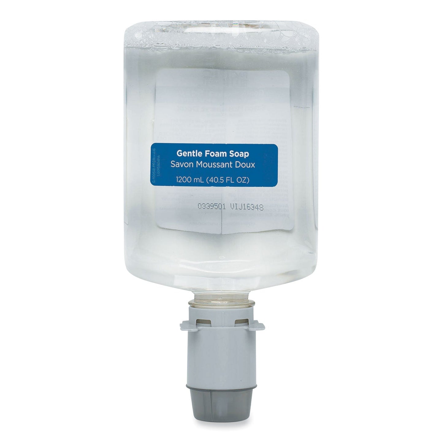 Georgia Pacific Pacific Blue Ultra Foam Soap Manual Dispenser Refill, Fragrance-Free, 1,200 mL, 4/Carton