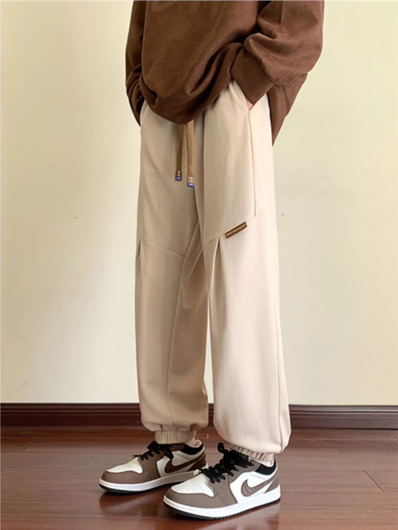 Men's Plus Size Drawstring Loose Fit Joggers