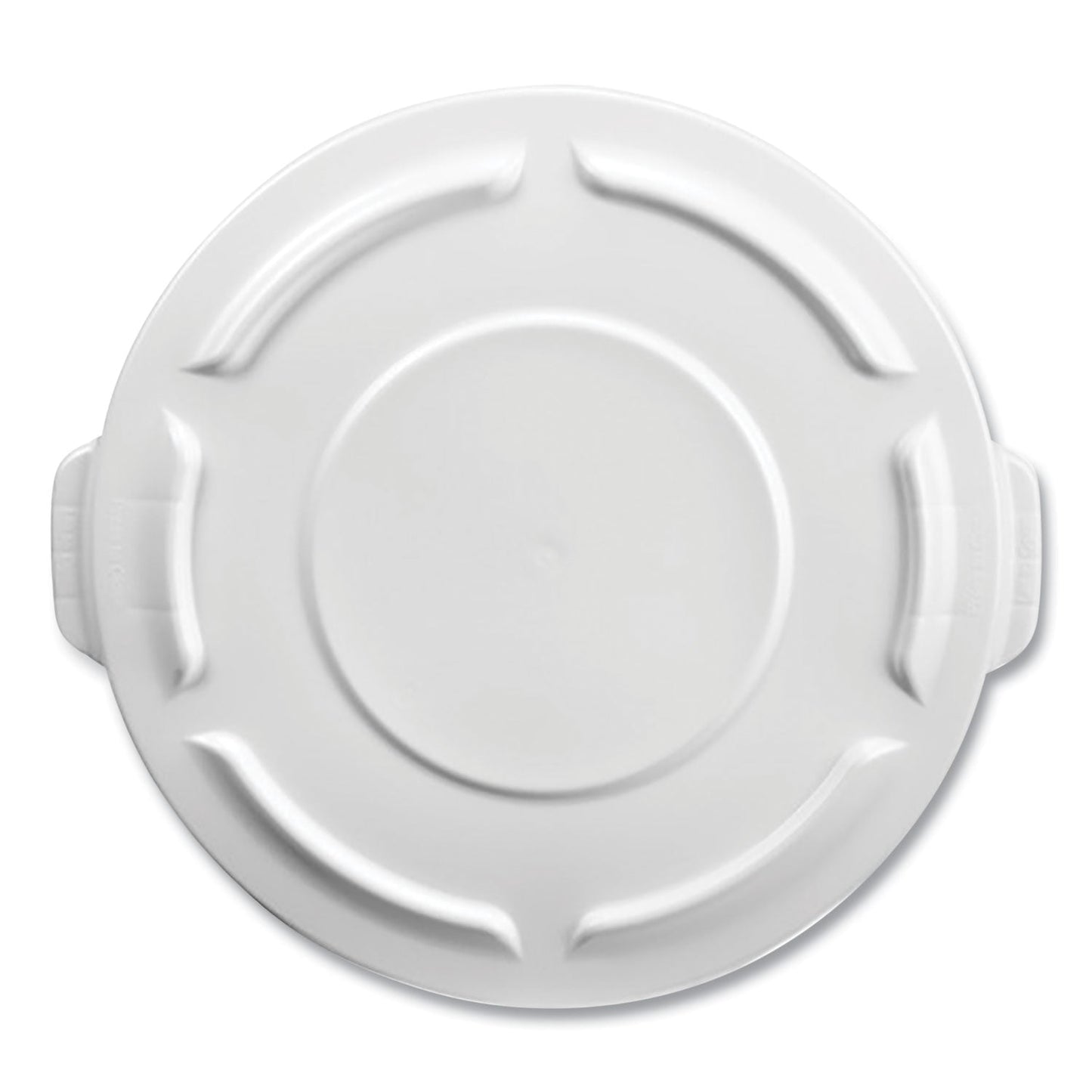 Rubbermaid Round Flat Top Lid, for 32 gal Round BRUTE Containers, 22.25" Diameter, Blue