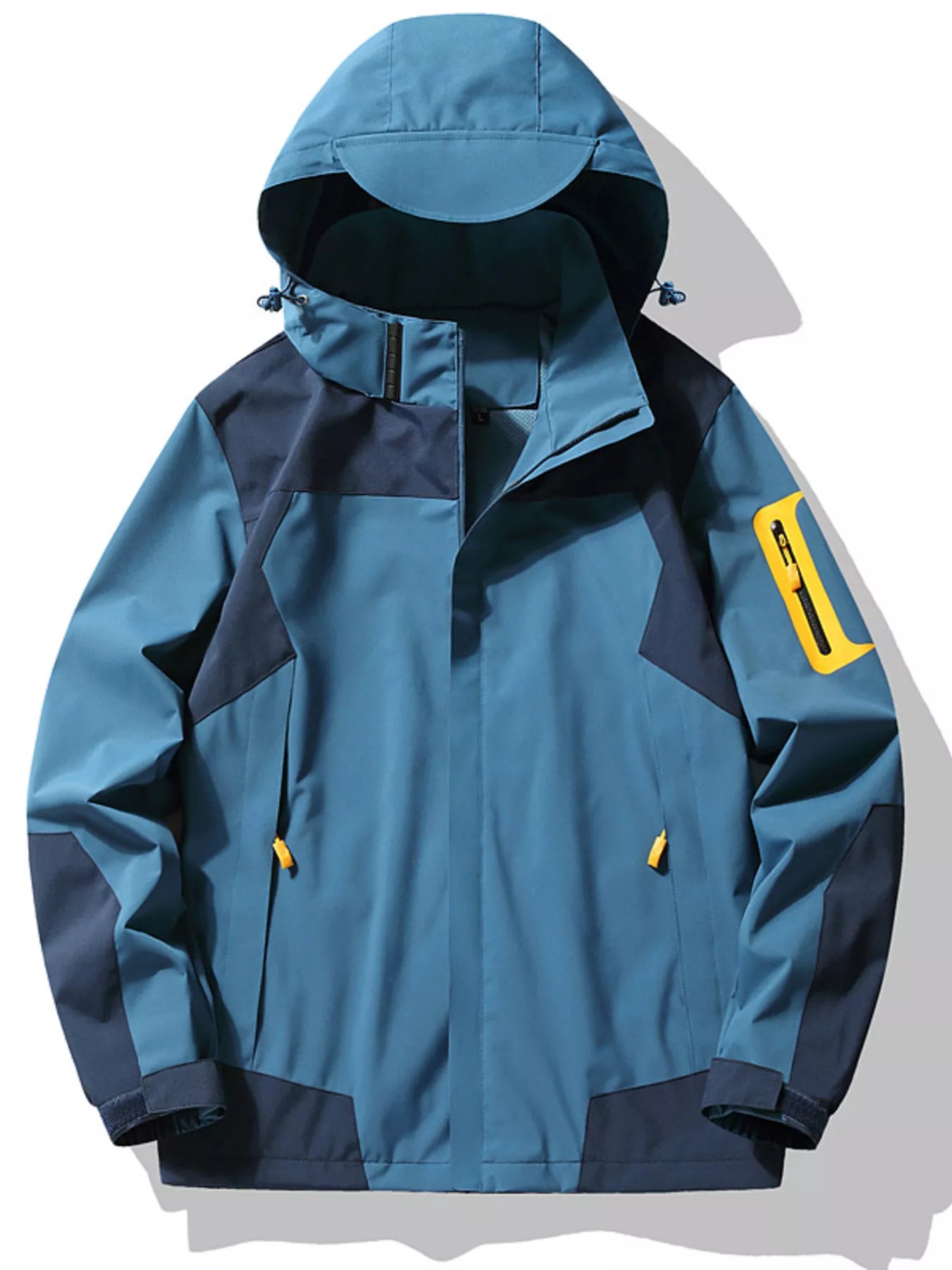 Men's Plus Size Waterproof Hooded Outdoor Jacket