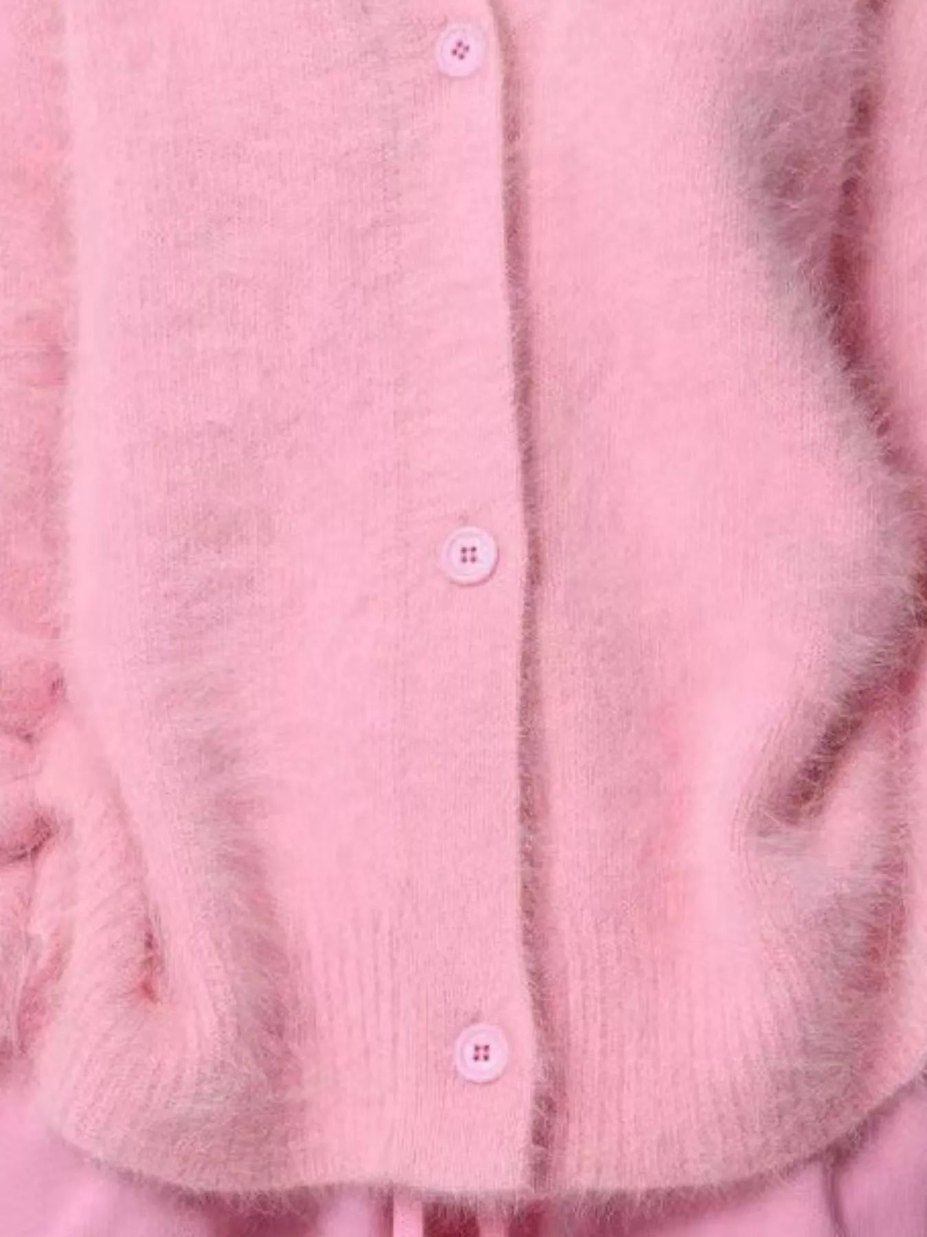 V-Neck Button-Down Cardigan