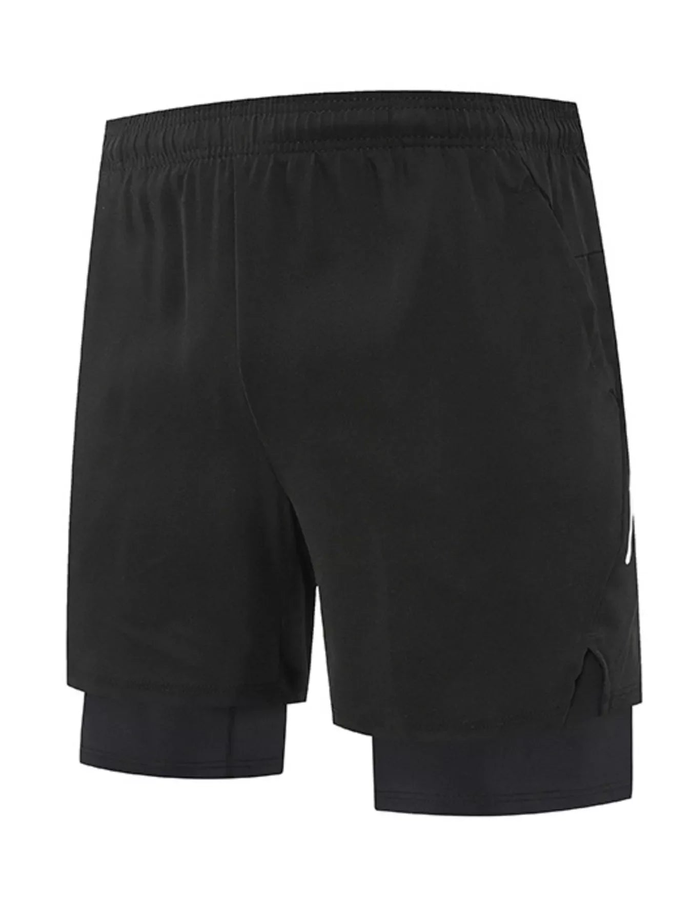 Men's Plus Size Elastic Waist Active Shorts