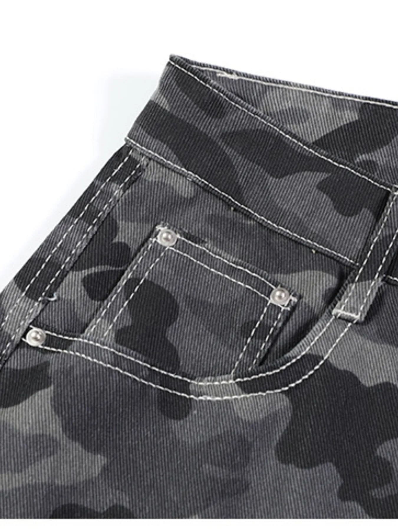 Men's Camo Wide-Leg Pants
