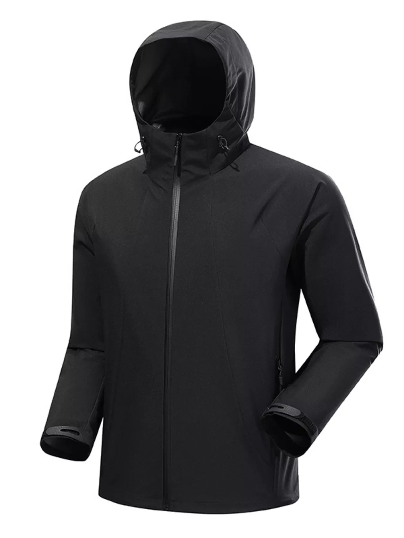 Men's Full Size Lightweight Hooded Windproof Outdoor Jacket Plus Size