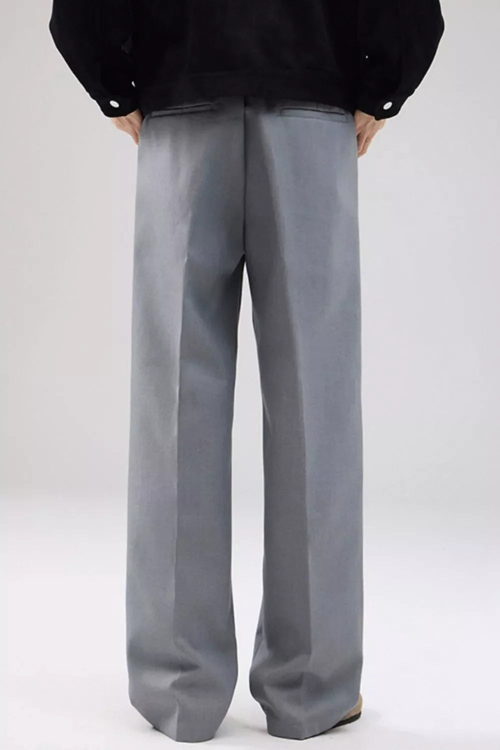 Men's Full Size Wide Leg Pleated Pants Plus Size