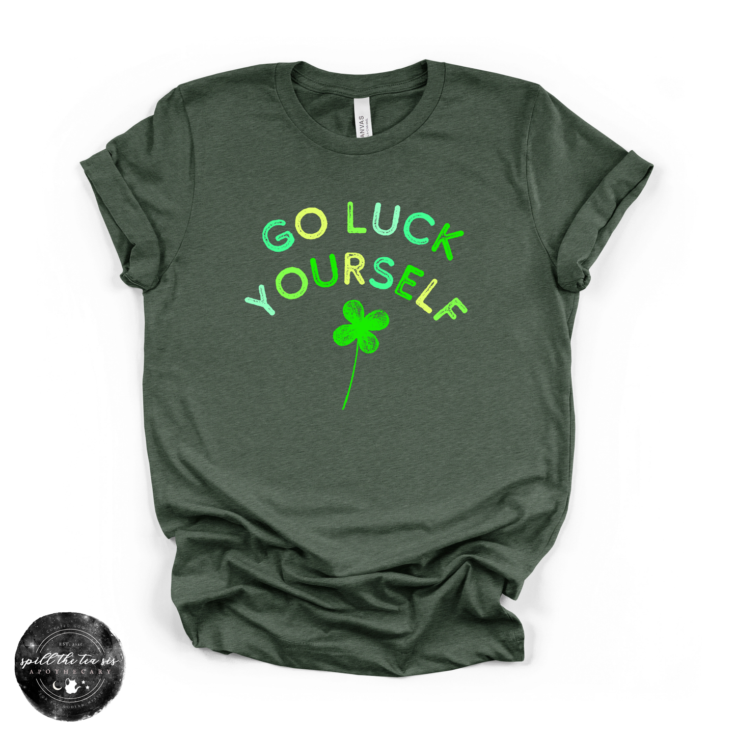 Go Luck Yourself Tee | Funny St. Patrick’s Day Graphic T-Shirt