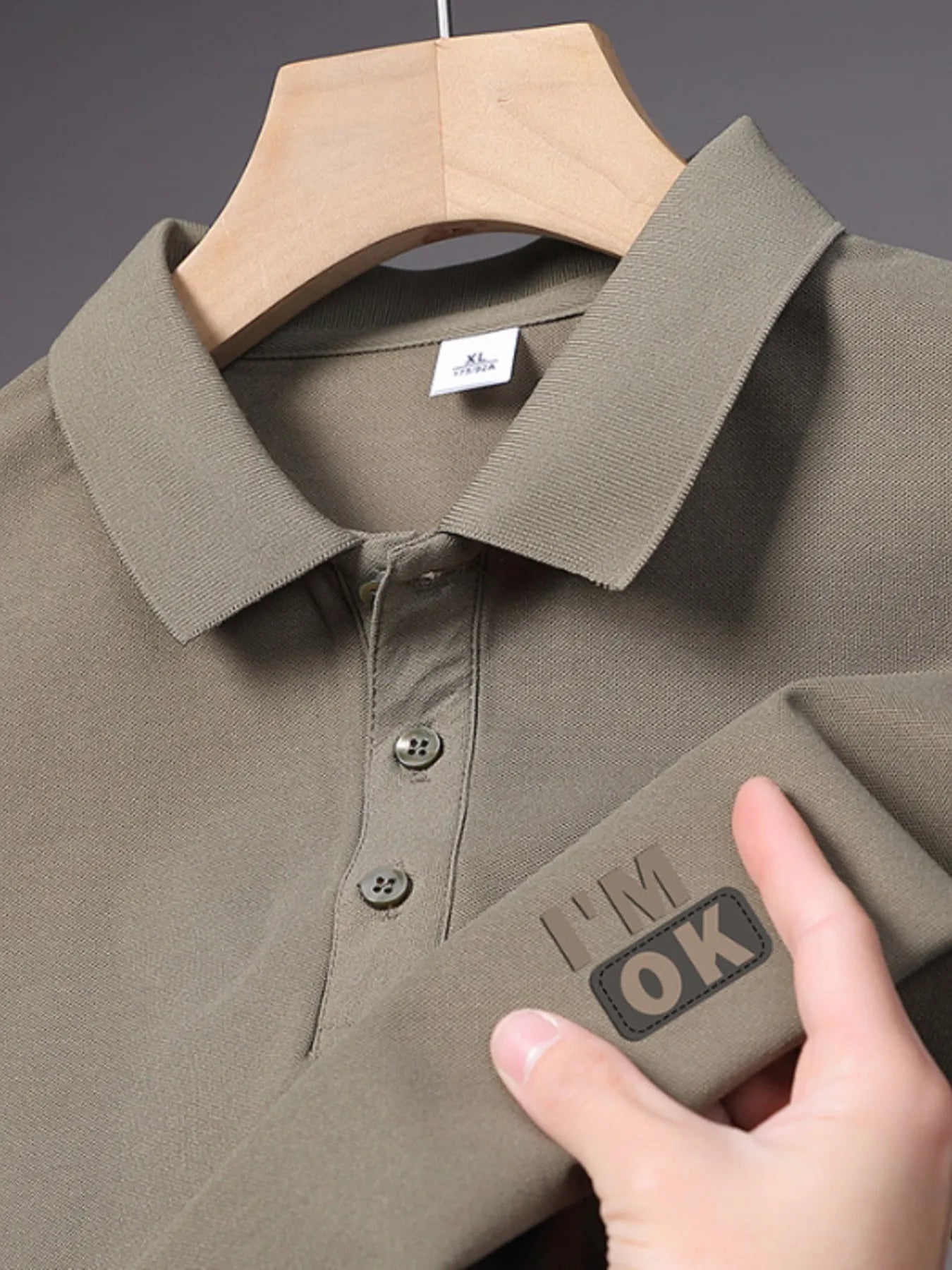 Men's Plus Size Casual Short Sleeve Polo Shirt