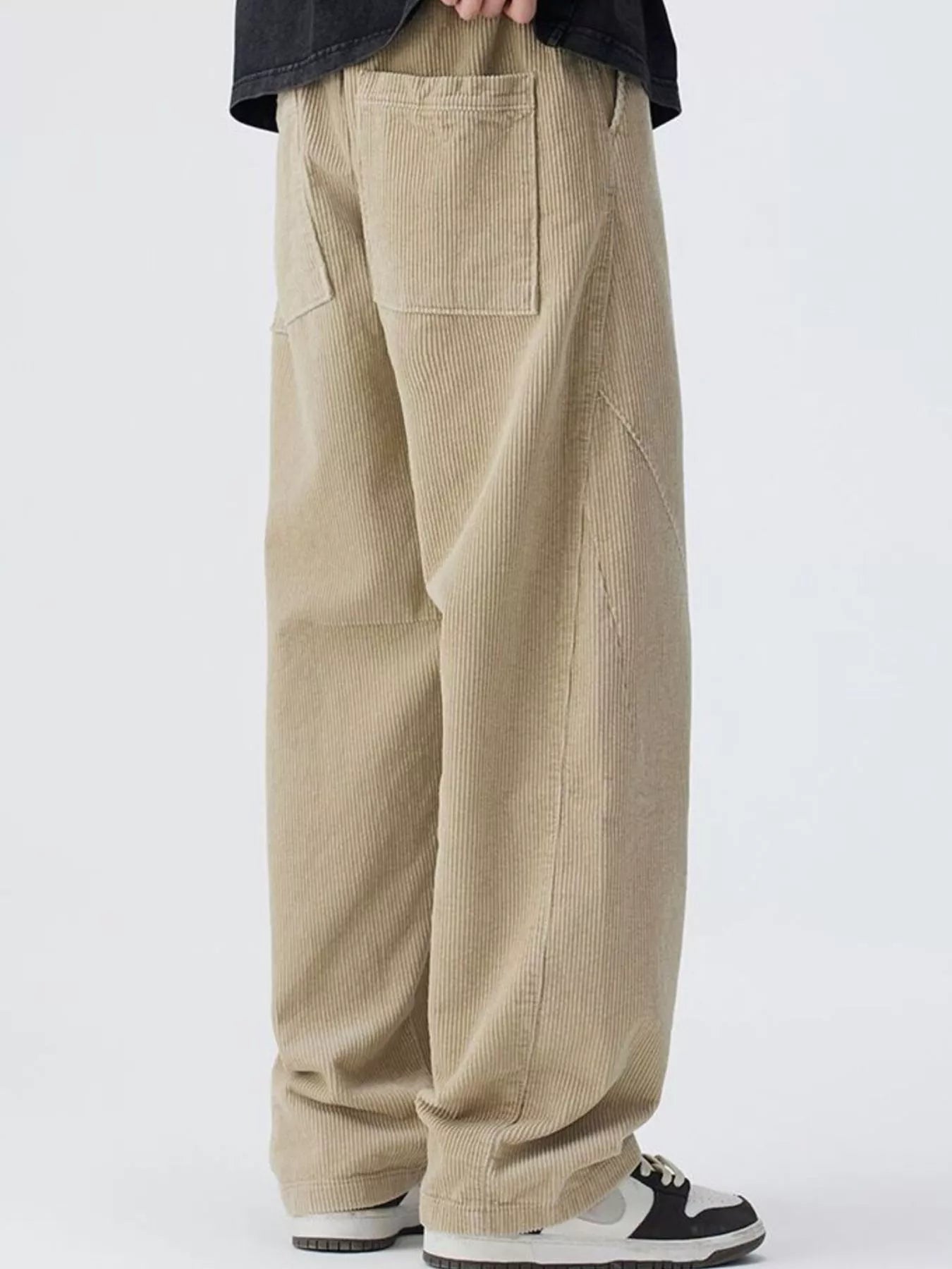 Men's Plus Size Relaxed Fit Corduroy Pants