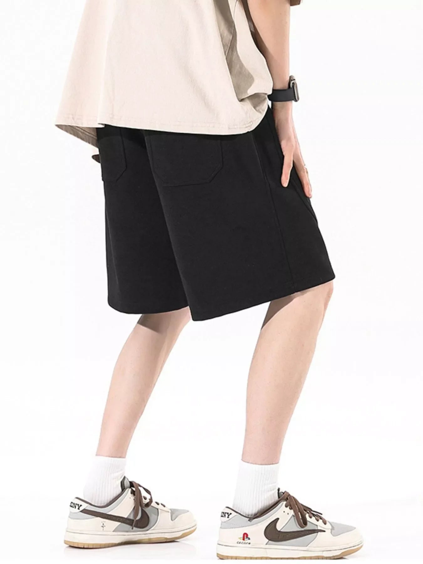 Men's Plus Size Drawstring Loose Fit Shorts