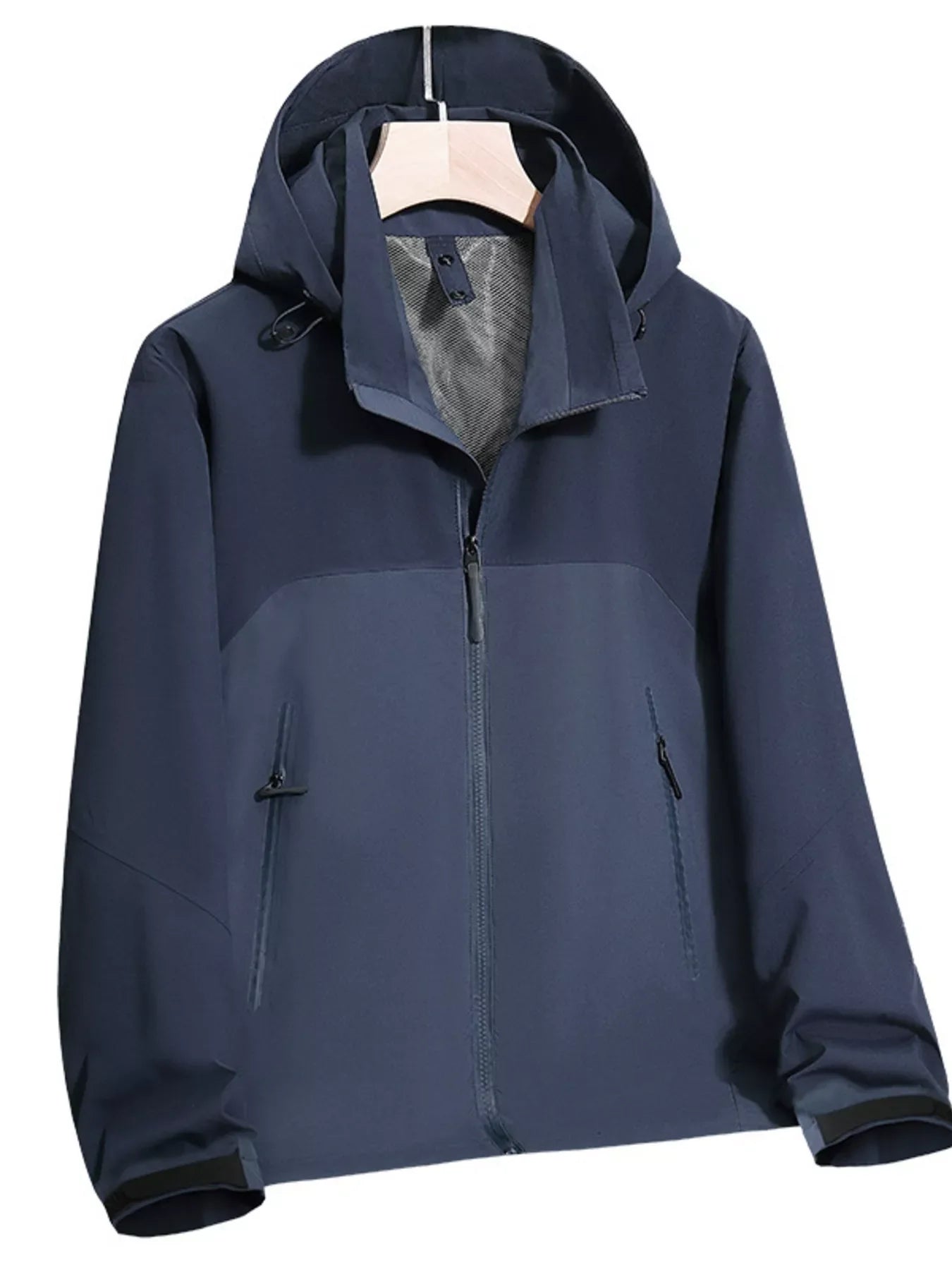 Men's Plus Size Hooded Windproof Outdoor Jacket