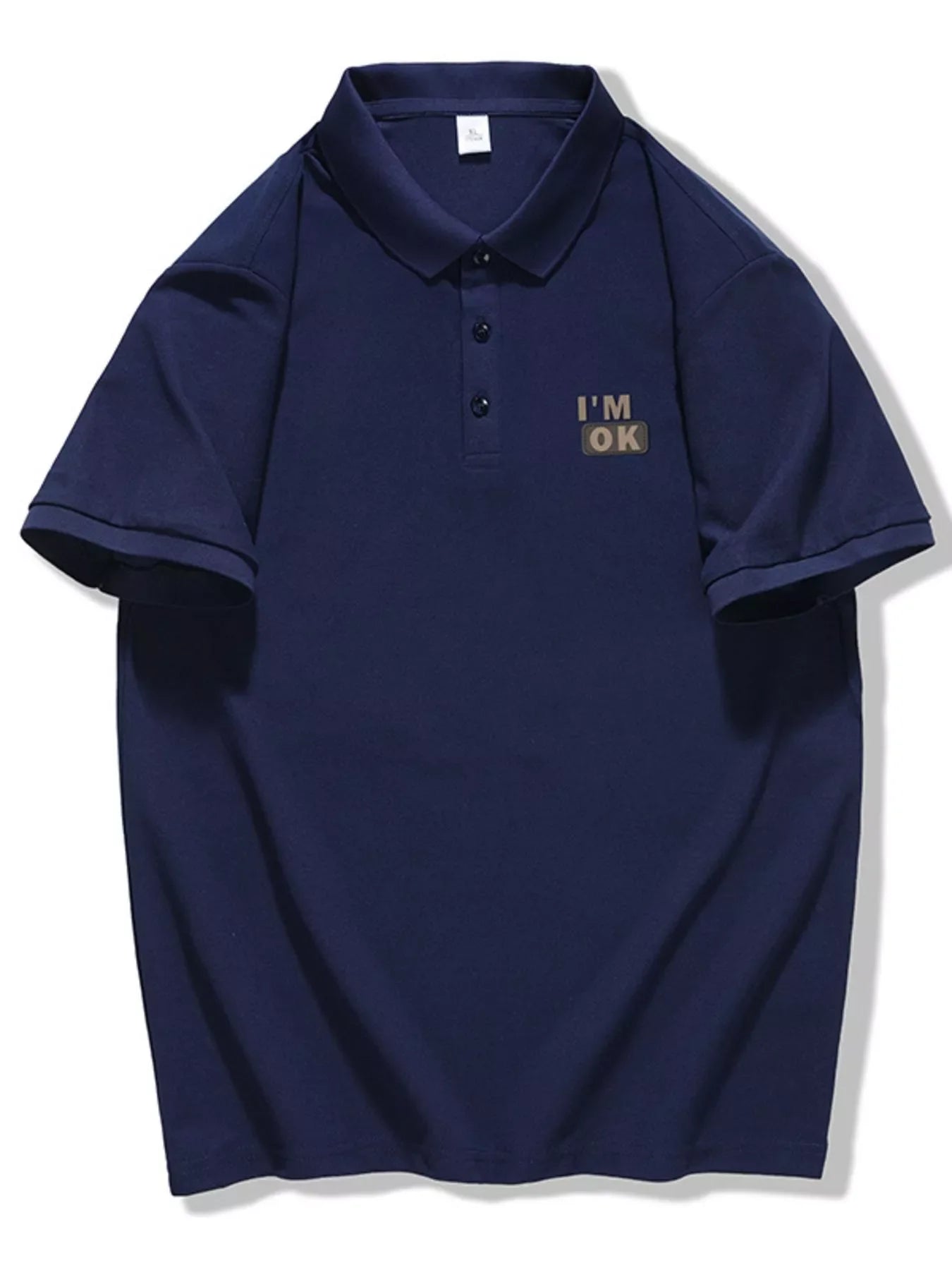 Men's Plus Size Casual Short Sleeve Polo Shirt