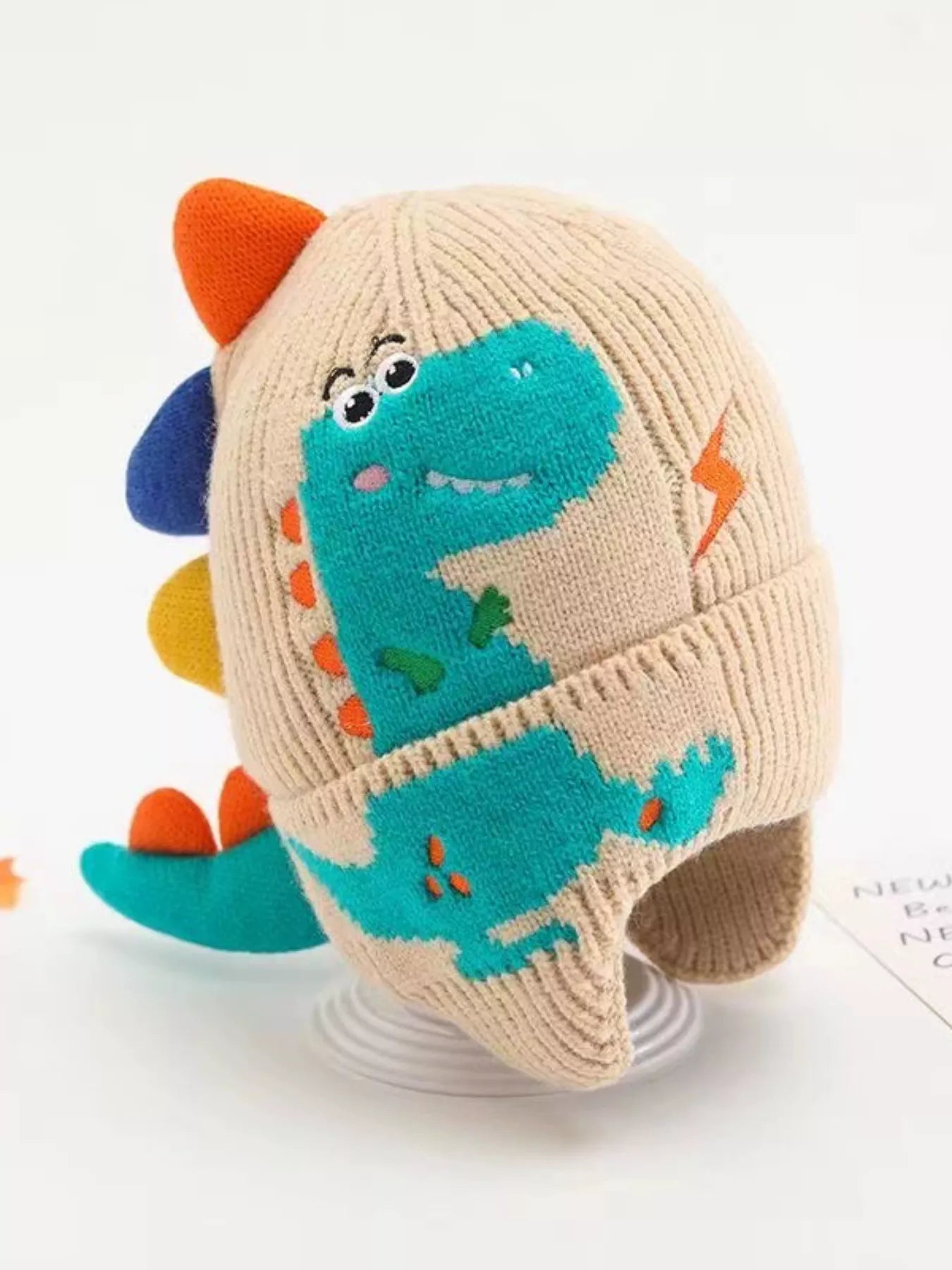 Children's Dinosaur Knitted Hat