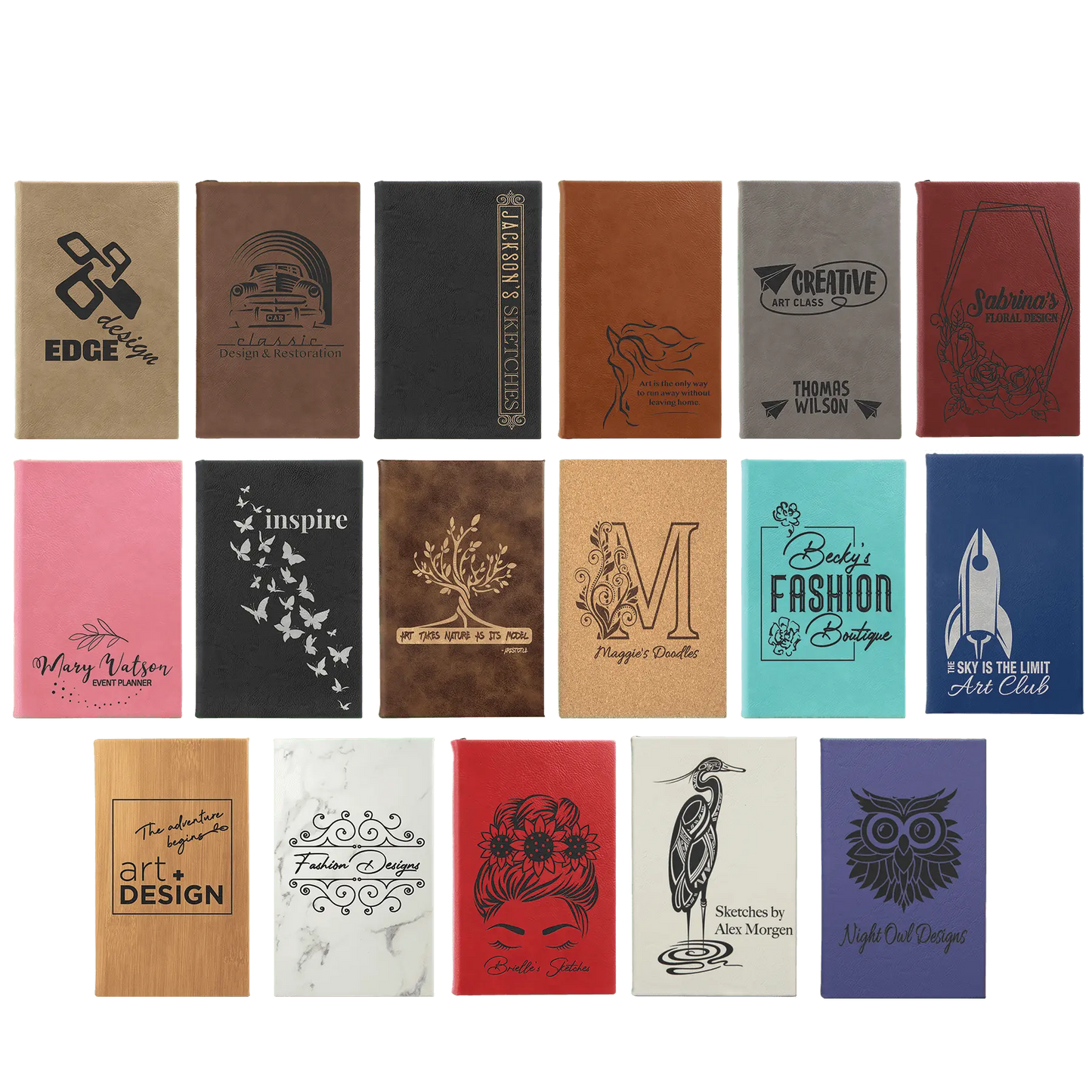 5 1/4" x 8 1/4" Sketch Book with Unlined Notepad