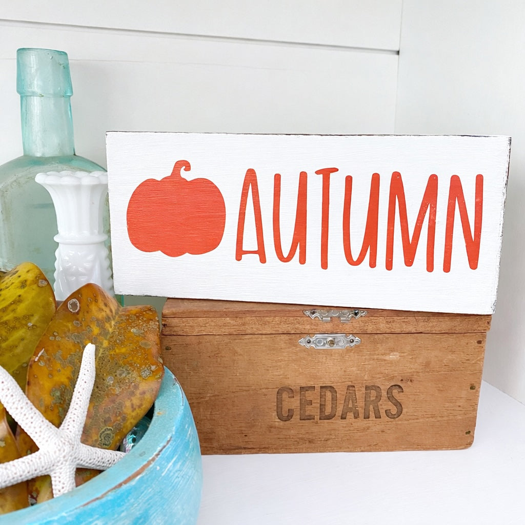 Autumn Pumpkin Falll Sign