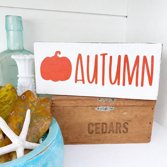 Autumn Pumpkin Falll Sign