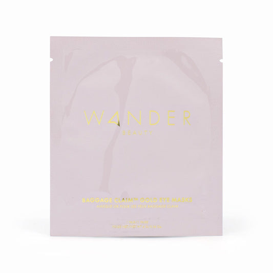 WANDER BEAUTY Baggage Claim Gold Eye Masks 6 PAIRS - Imperfect Box