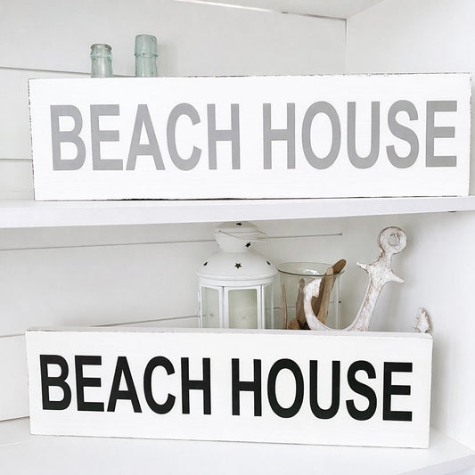 Beach House Sign, coastal beach decor